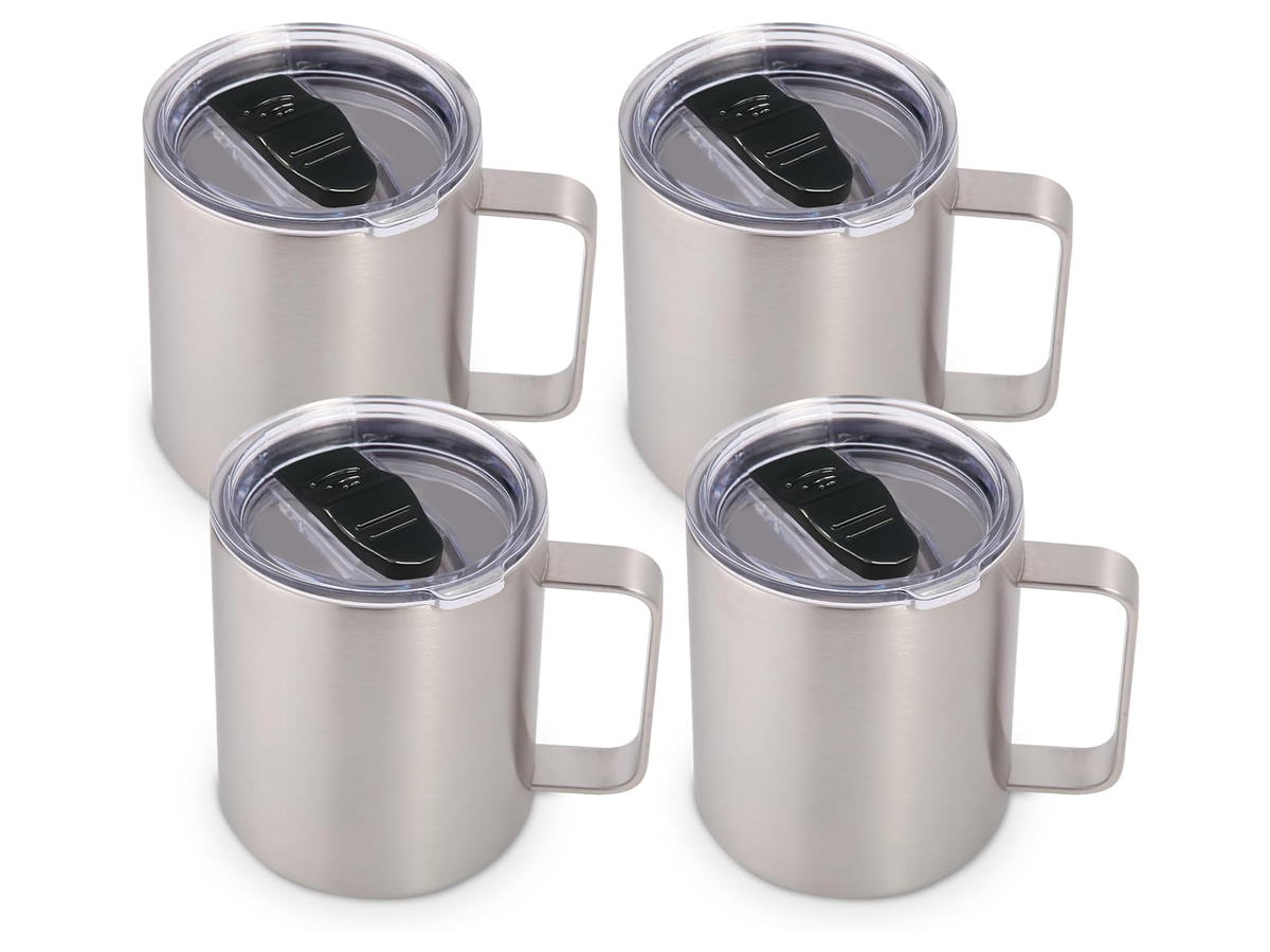 Stainless Travel Mug with Handle