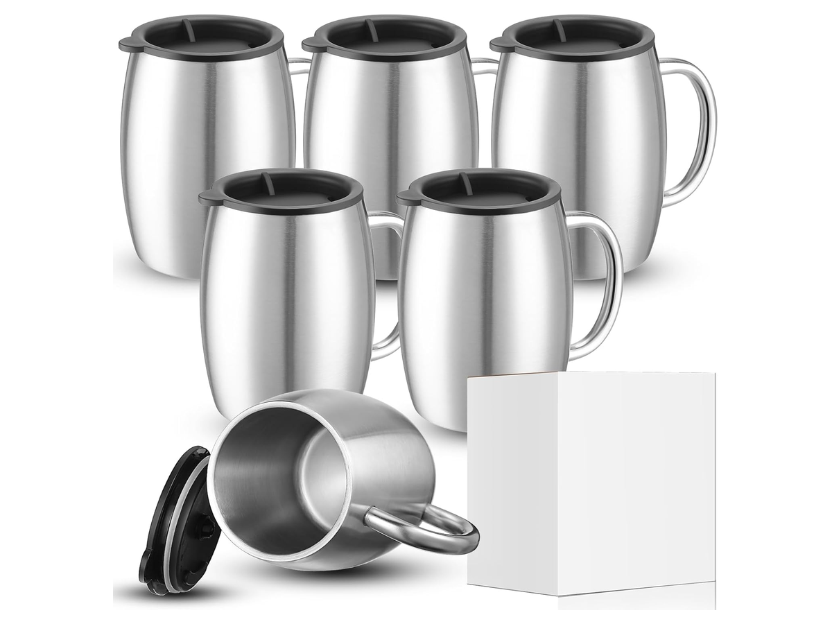 Stainless Travel Mug with Handle
