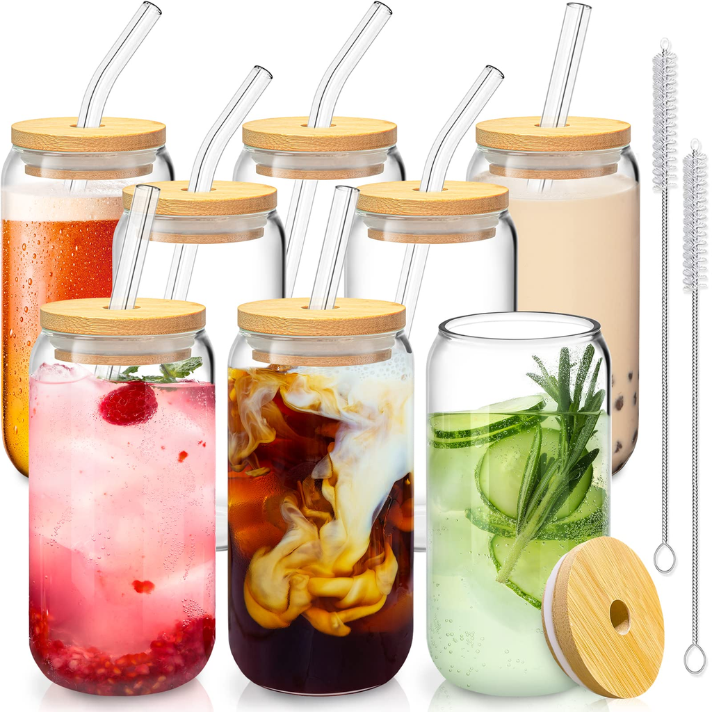 Reusable Glass Tumbler - 2 Pack