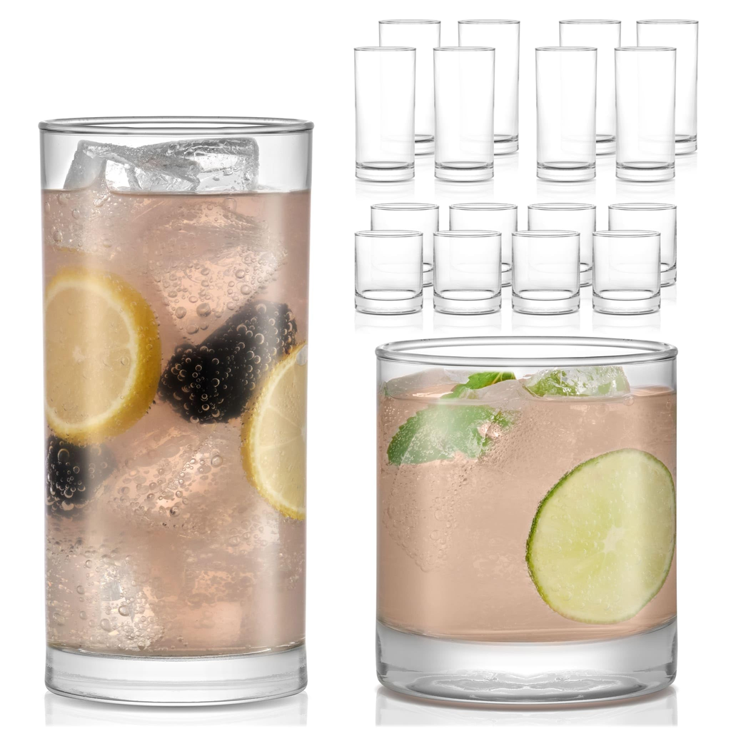 Organized Drinking Glass Set - Olive