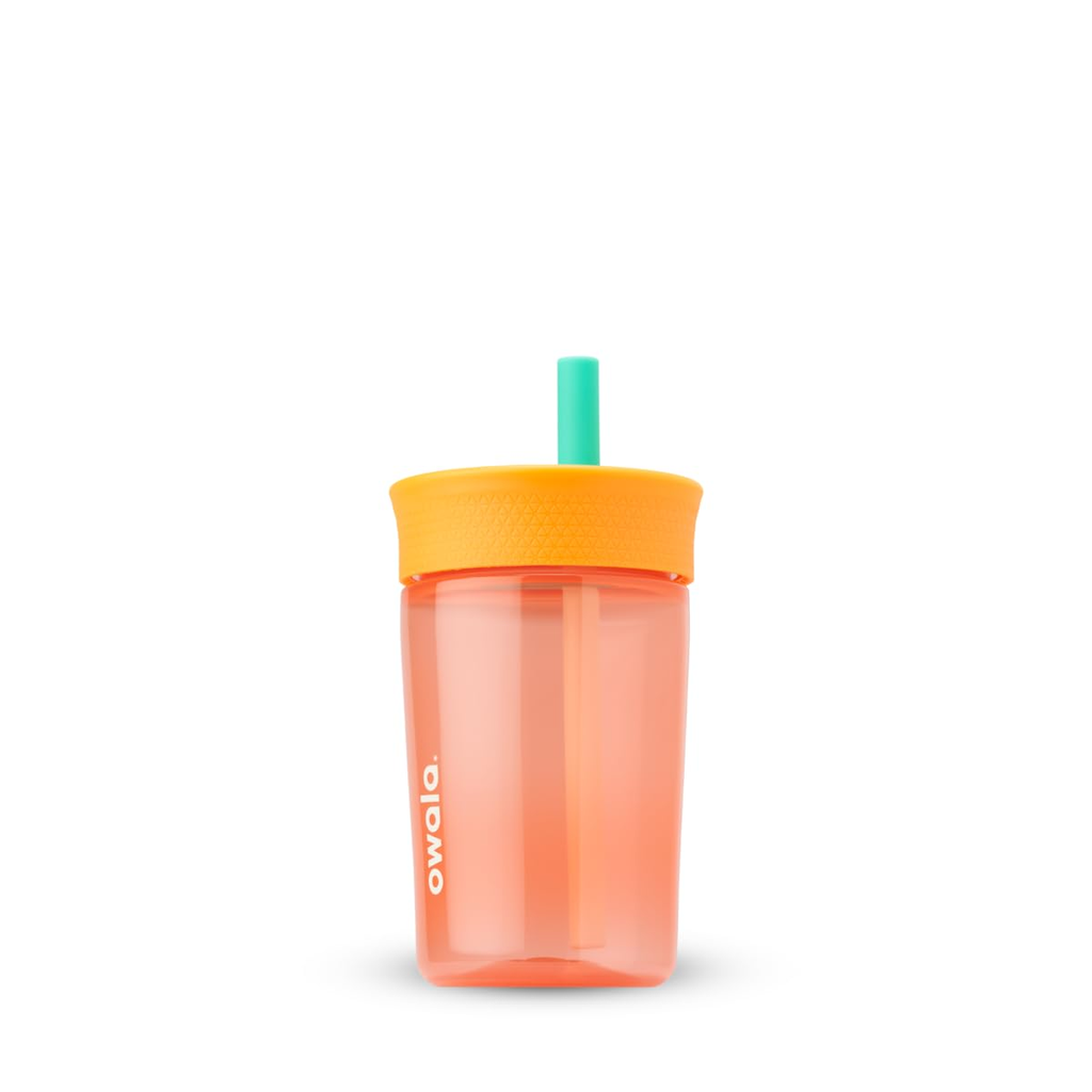 Decorative Straw Cup - White