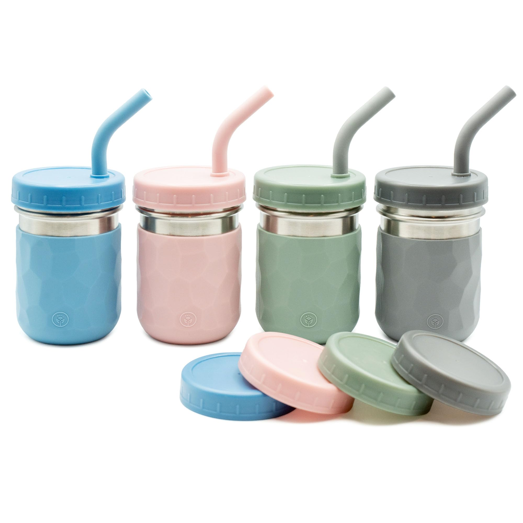 Decorative Straw Cup - Green