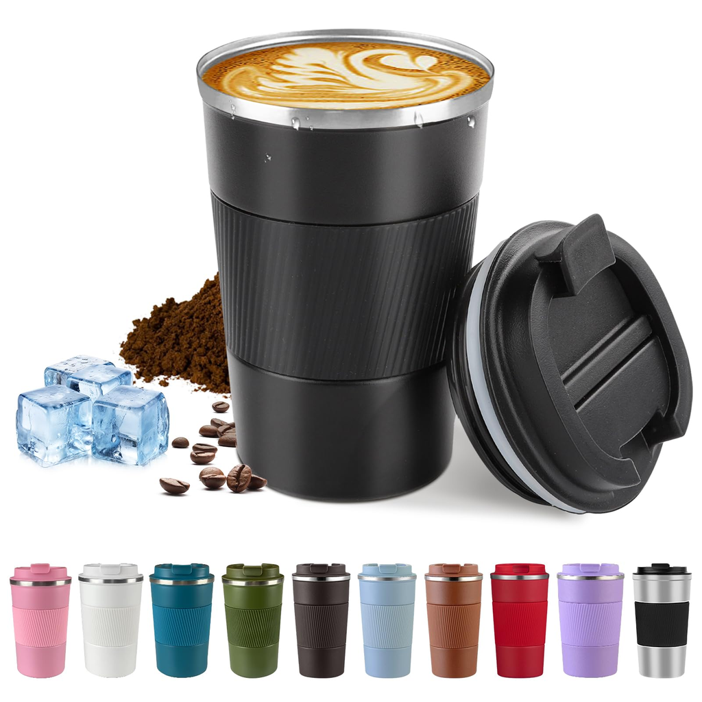 Textured Travel Mug - Olive